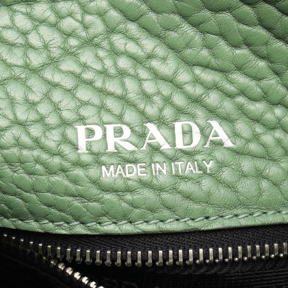 Prada Bag Green Leather Tote - Picture 4 of 6